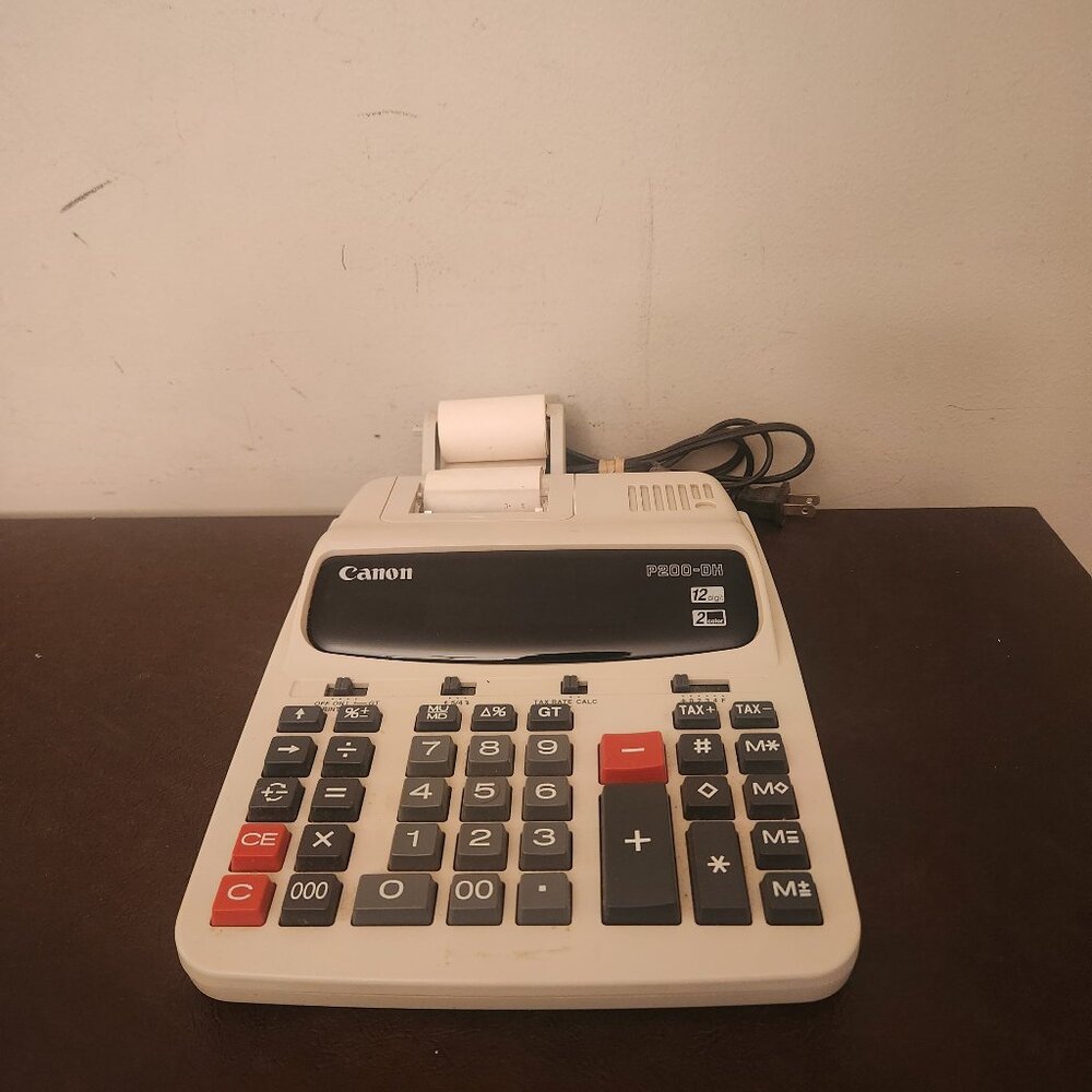CANNON -P-200 DH Printing Large Calculator - Preowned